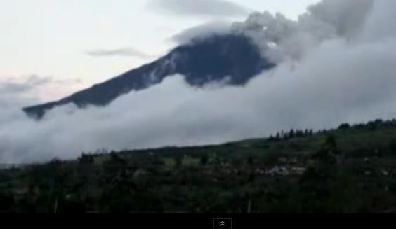 Vulcanul Tungurahua a erupt din nou (VIDEO)