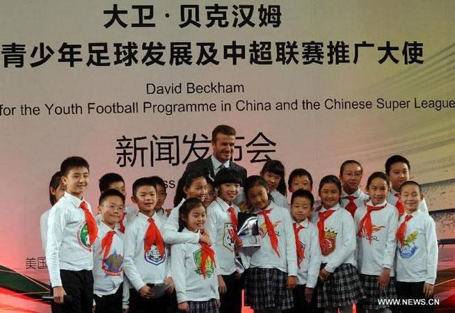 David Beckham, ambasador al Super Ligii de Fotbal chineze