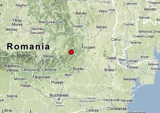 Cutremur în Vrancea. Seismul a avut loc la o adâncime de 81 kilometri