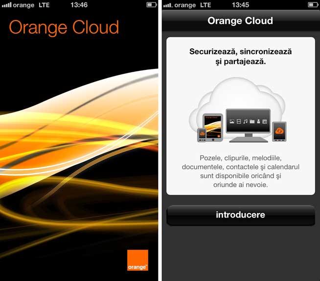 Orange Cloud, spaţiul în care putem ţine fotografii şi filme