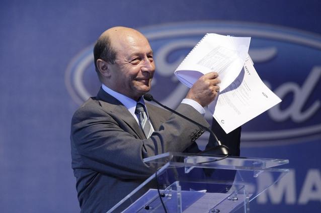 Băsescu: Guvernul nu şi-a respectat obligaţiile faţă de Ford