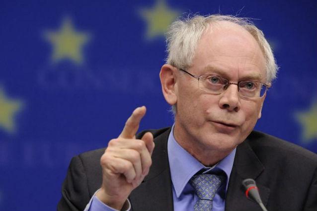 Van Rompuy ne dă o veste bună, &quot;ameninţarea existenţială pentru moneda euro s-a încheiat&quot;, şi alta proastă, &quot;somajul persistă&quot; 