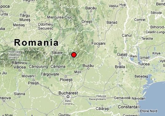 CUTREMUR în zona Vrancea - Buzău. Seismul s-a produs la o adâncime de 132 de kilometri