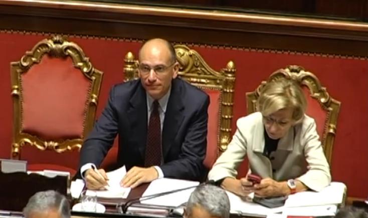 Senatorii italieni au votat în favoarea guvernului condus de Enrico Letta