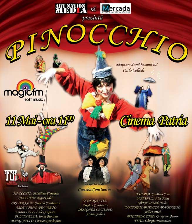 “Pinocchio”, în premieră la Cinema Patria