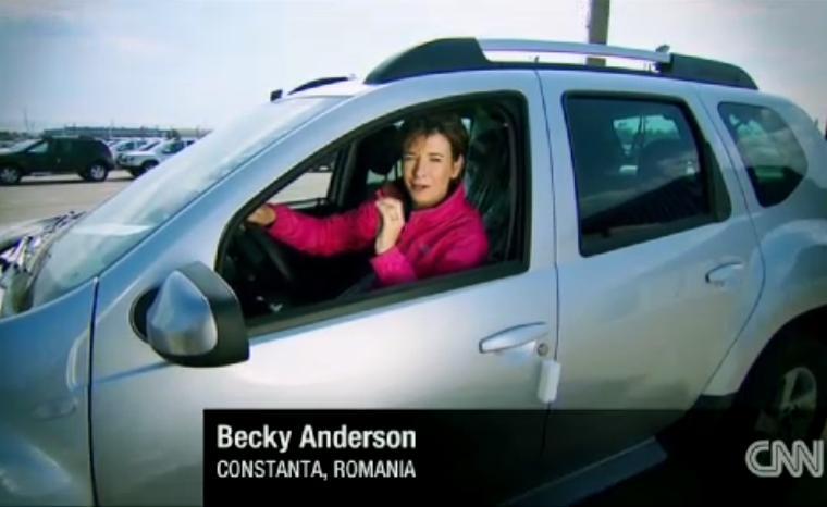 CNN: Dacia, una dintre cele mai mari poveşti de succes din România. Urmăreşte reportajul realizat de Becky Anderson (VIDEO)
