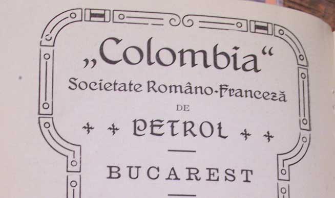 Istorii din Bucureşti. Societatea Franco-Română “Columbia”
