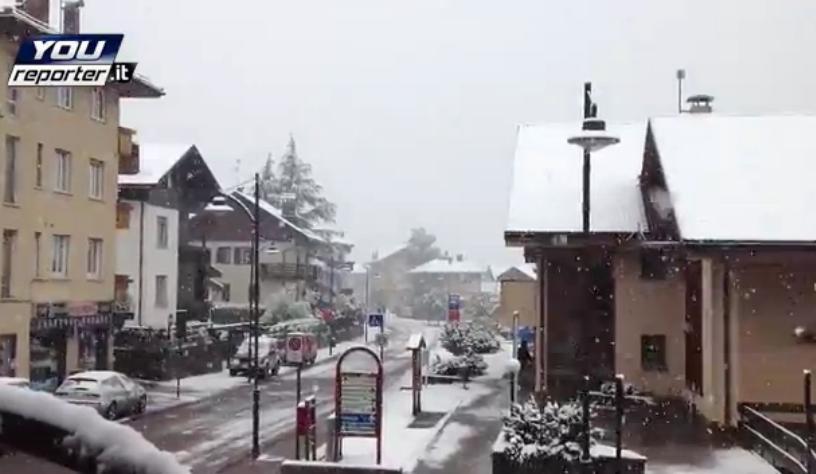 NINGE în Italia! Nordul ţării, BLOCAT de zăpezi (VIDEO)