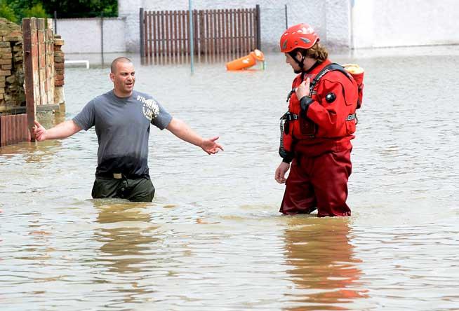 Europa lovită de inundaţii 18454265