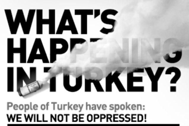 Protestatarii din Turcia au cumpărat o pagină de publicitate în New York Times! 