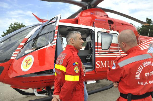 SMURD: 60 de persoane salvate în ultima săptămână cu ajutorul piloţilor MAI
