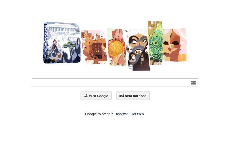 Celebrul arhitect Antoni Gaudi, sărbătorit de Google la 161 de ani de la naştere 
