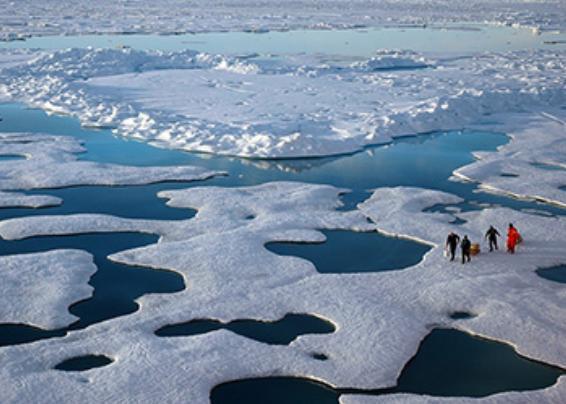 Treizeci de turişti şi vânători, în derivă în oceanul Arctic canadian