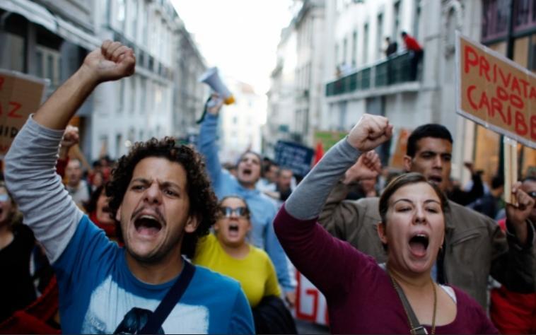 GREVĂ GENERALĂ pentru 24 de ore în Portugalia: Sindicatele protestează faţă de politica de austeritate 