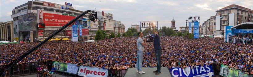 Peste 50.000 de oameni au sărbătorit, la Craiova, 8 ani de Antena 3