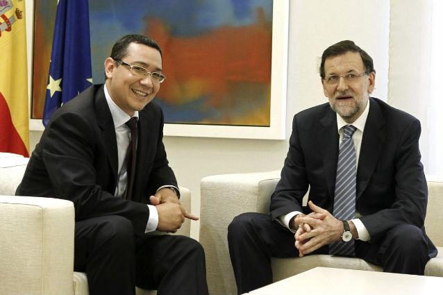 Mariano Rajoy, după întâlnirea cu Victor Ponta: &quot;Suntem recunoscători celor care vin aici şi contribuie la ieşirea din criză&quot;