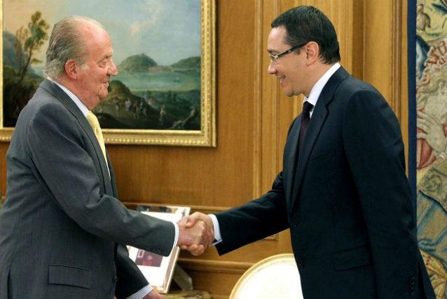 Victor Ponta, primit de Regele Jual Carlos al Spaniei