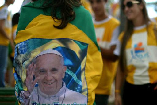 Papa Francisc a binecuvântat drapelul Ilimpiadei din 2016 
