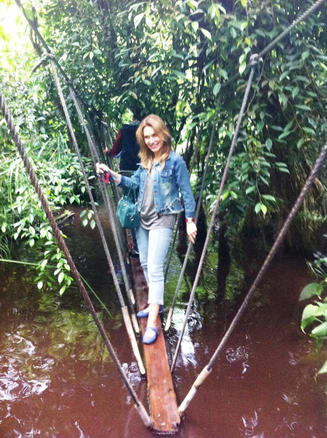 Irina Cordoneanu a fost  în 'jungla'...din Olanda !