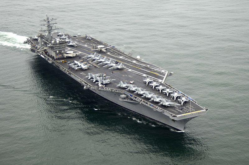 Un portavion american nuclear, USS Nimitz, se apropie de Siria