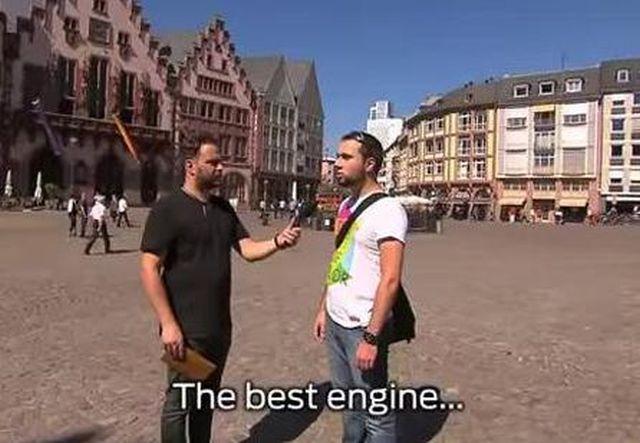 VIDEO VIRAL: Cum reacţionează nemţii când află că cel mai bun motor al anului 2013 e american! 
