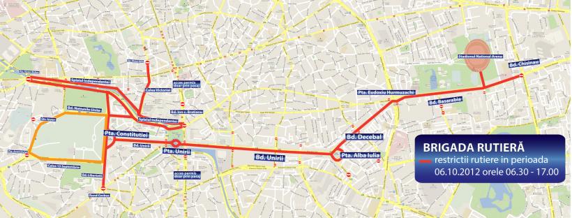 Maratonul Internaţional Bucureşti RESTRICŢIONEAZĂ traficul în Capitală. Ce zone sunt afectate şi rutele ocolitoare