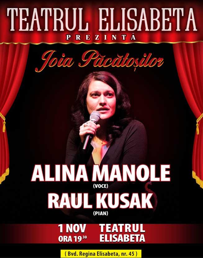 Alina Manole &amp; Raul Kusak, la Teatrul Elisabeta!