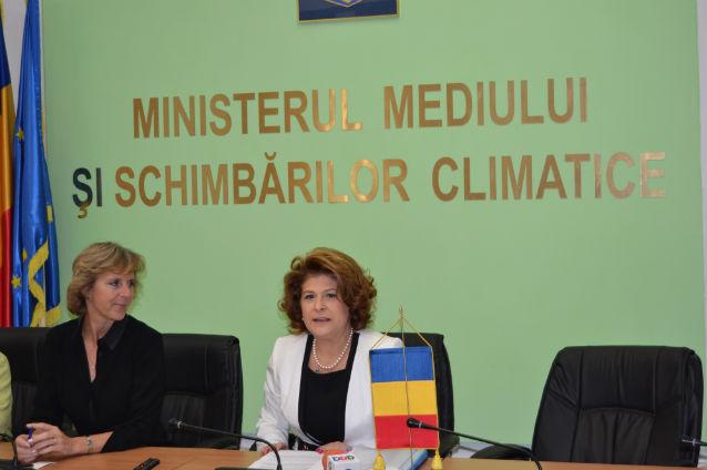 Rovana Plumb a primit vizita comisarului european pentru Combaterea Schimbărilor Climaterice, Connie Hedegaard