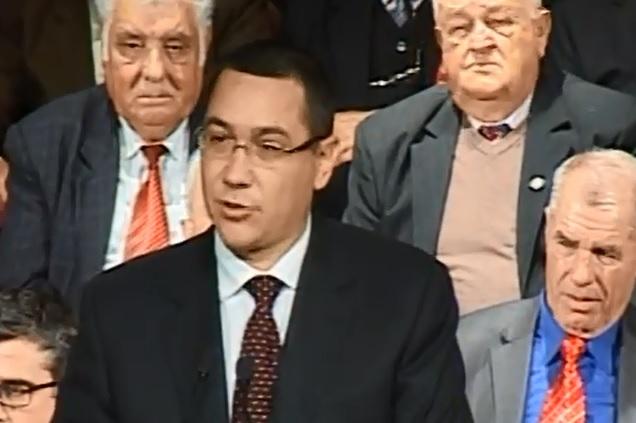 Victor Ponta, pensionarilor social-democrați: Pensiile vor fi indexate în 2014. Este un mesaj de respect