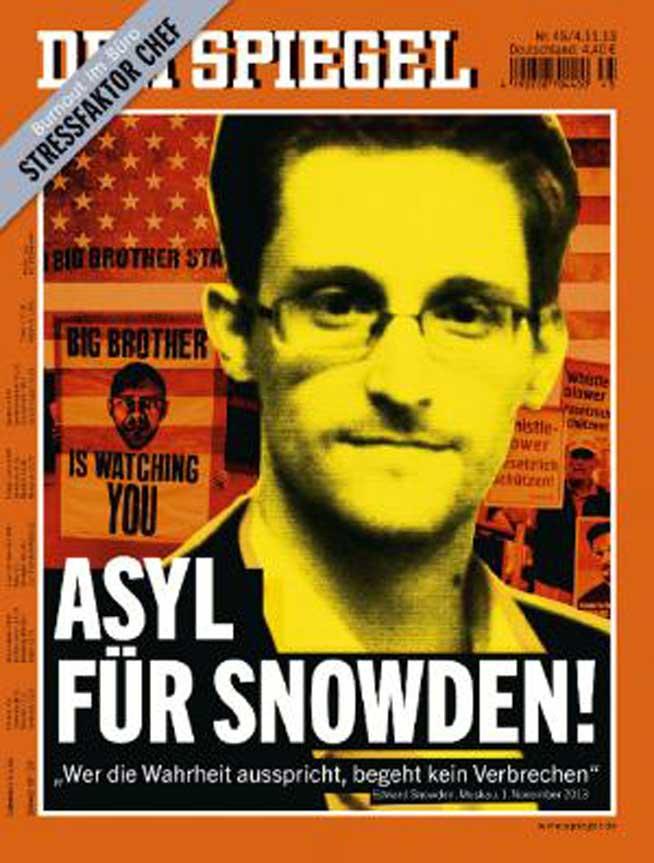 Snowden scrie în Der Spiegel:”Spionajul în masă ameninţă libertatea de opinie şi societăţile deschise”