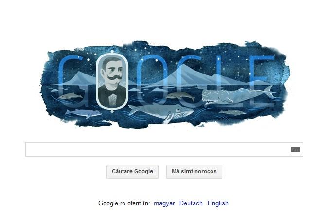 EMIL RACOVIŢĂ, primul biolog român care a cercetat Antarctica, este sărbătorit de GOOGLE 