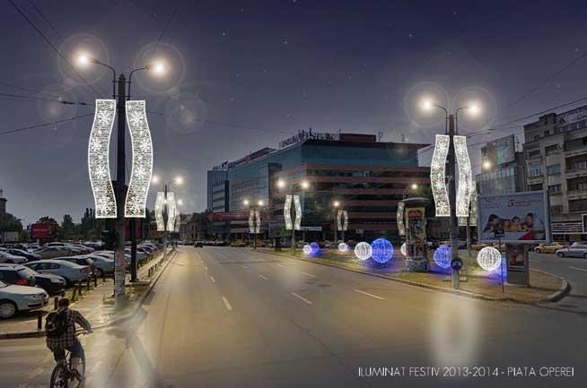 3 milioane de beculeţe vor lumina Bucureştiul din 6 decembrie