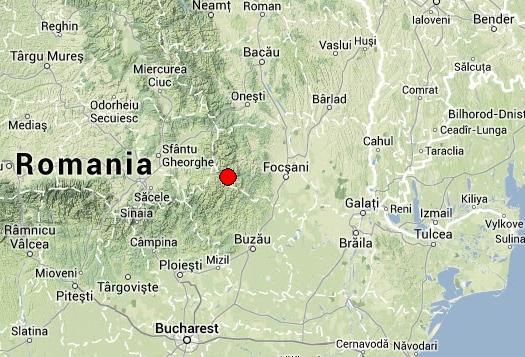 Cutremur în zona Vrancea. Seismul s-a produs la o adâncime de 87 de kilometri