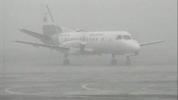Cod galben de ceaţă densă cu vizibilitate redusă la Sibiu: Două zboruri Lufthansa au fost anulate