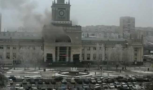 Momentul exploziei în atacul cu bombă sinucigaş din Volvograd (VIDEO)