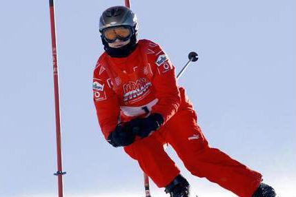 Schumacher schia cu viteză mare în momentul impactului cu stânca