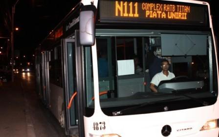 RATB modifică liniile de noapte. Cum vor circula autobuzele începând cu 11 ianuarie 