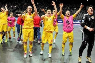 România a debutat în forţă la Euro Futsal: 6-1 cu Belgia