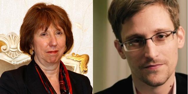 Snowden și Ashton, propuși la Premiul Nobel pentru Pace