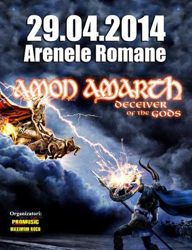 Amon Amarth: sold out biletele de 78 lei