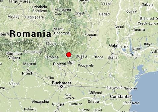 CUTREMUR în Vrancea, în această după-amiază. Seismul s-a produs la 127 de kilometri adâncime