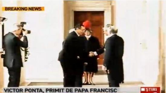  Cu ce cadouri merge Ponta la Vatican