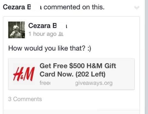 ALERTĂ! Înşelăciune de proporţii pe Facebook cu vouchere Zara şi H&amp;M
