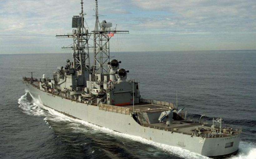 Un distrugător american se îndreaptă spre Portul Constanţa. USS Truxtun are la bord rachete de croazieră Tomahawk