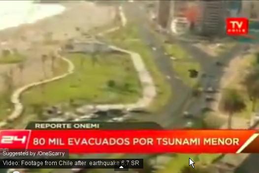 Cutremur de 6,7 grade în Chile. A fost emisă alertă de tsunami (VIDEO)