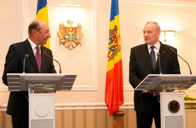 Băsescu, după întâlnirea cu Nicolae Timofti: Singura soluţie pentru garantarea securităţii Republicii Moldova este integrarea în UE