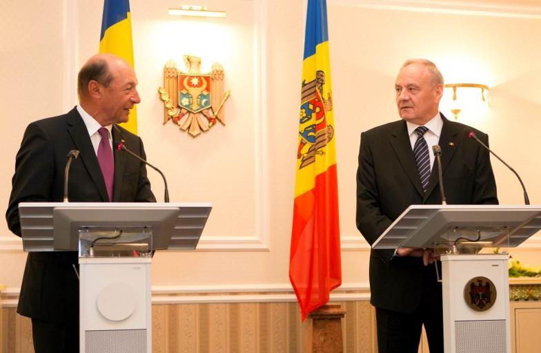 Băsescu se întâlneşte azi cu preşedintele Republicii Moldova. Discuţiile vor privi anexarea Transnistriei la Rusia