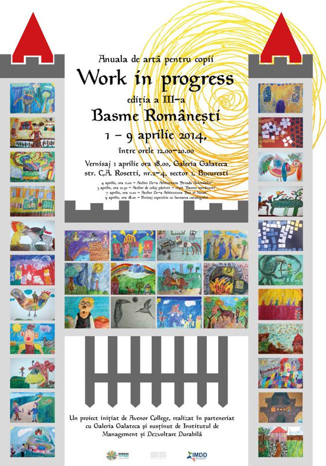 Anuala de artă pentru copii “Work in progress” - la Galateca