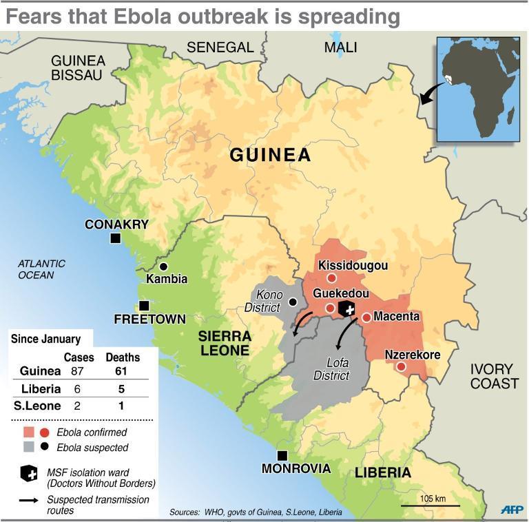 Ministerul Afacerilor Externe AVERTIZEAZĂ cu privire la epidemia de EBOLA din Guineea