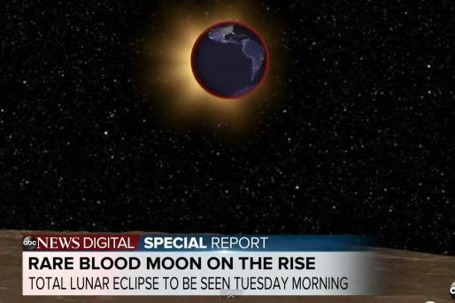 Eclipsă totală de Lună, vizibilă din America de Nord - Urmăreşte LIVE spectaculosul fenomen